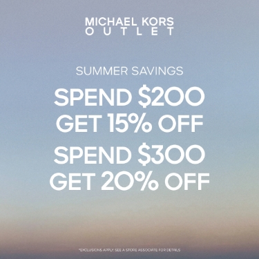 Michael kors on sale 15 off